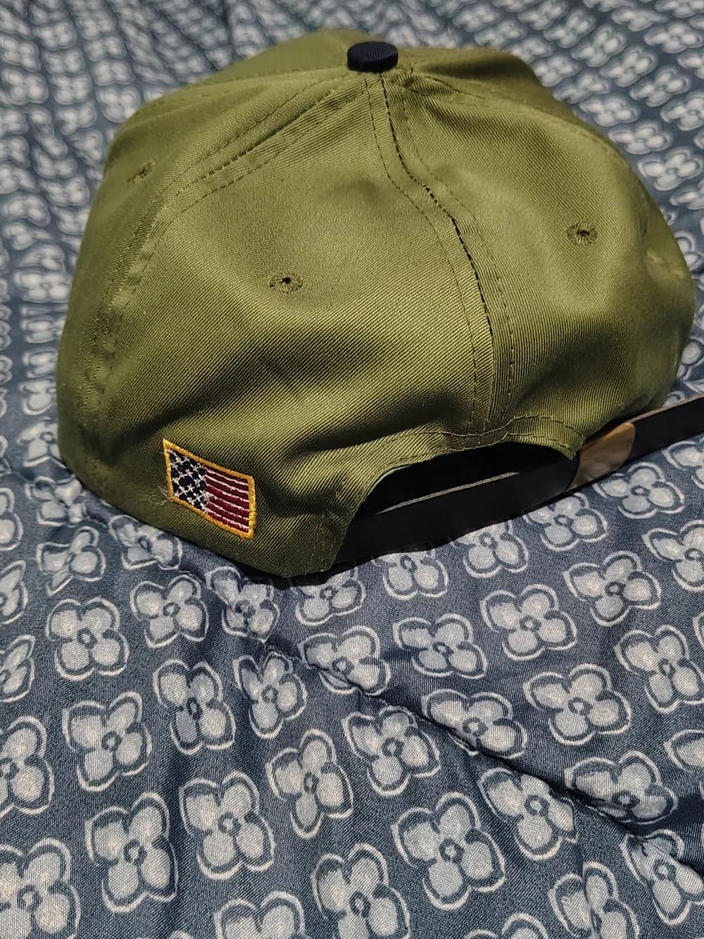 NOS St. Louis Embroidered Baseball Cap - Olive Green & Navy